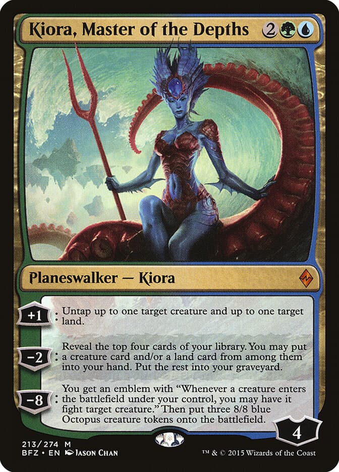 Kiora, Master of the Depths — Battle for Zendikar