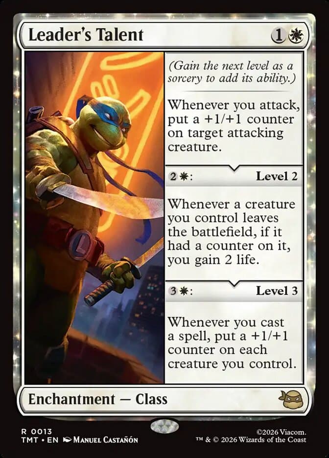 Leader's Talent — Teenage Mutant Ninja Turtles