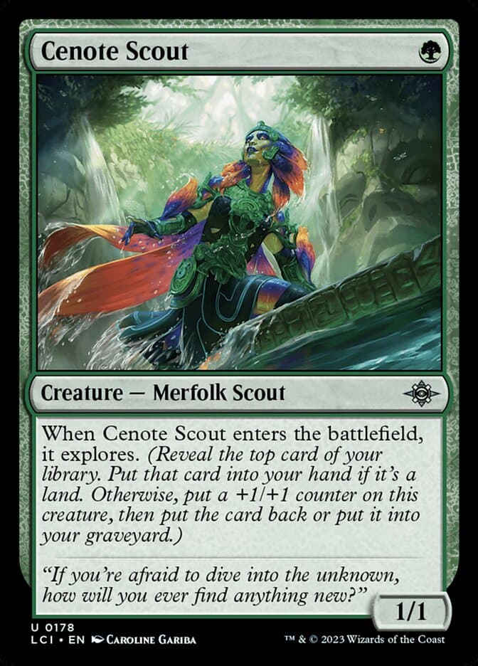 Cenote Scout — The Lost Caverns of Ixalan