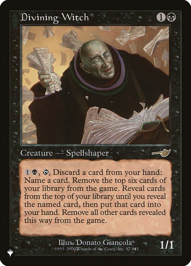 Divining Witch — The List