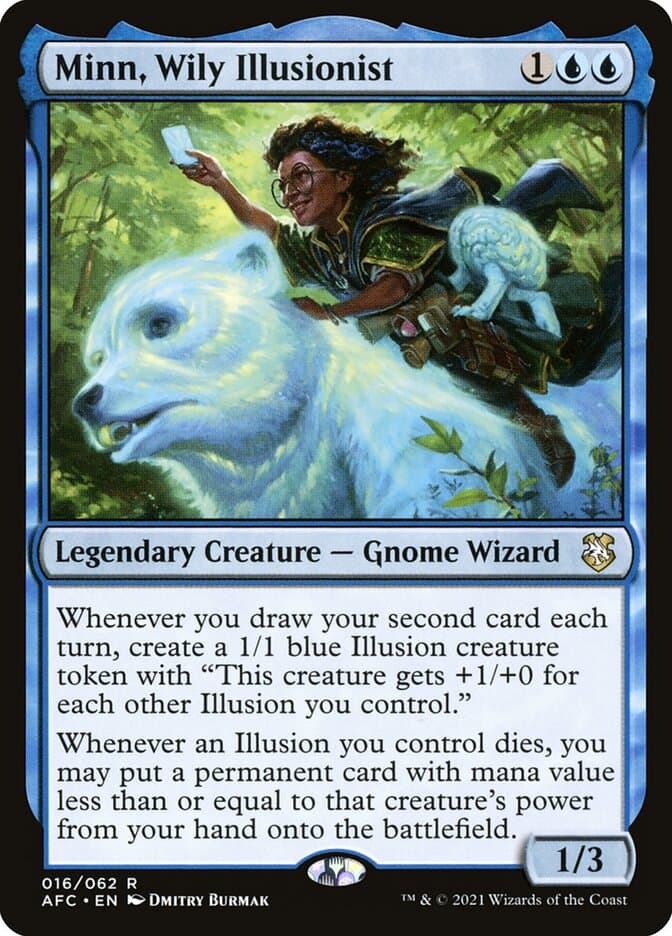 Minn, Wily Illusionist — Forgotten Realms Commander