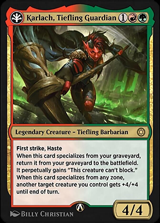 Karlach, Tiefling Guardian — Alchemy Horizons: Baldur's Gate