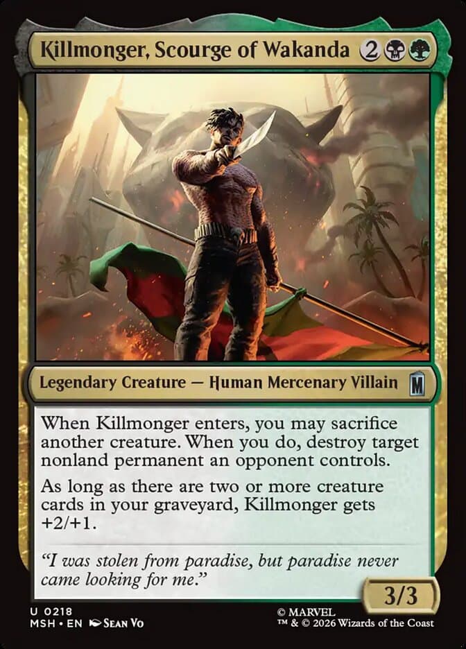 Killmonger, Scourge of Wakanda — Marvel Super Heroes