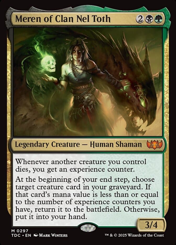Meren of Clan Nel Toth — Tarkir: Dragonstorm Commander