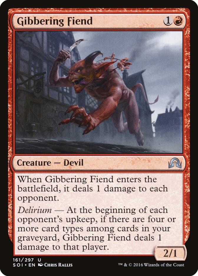 Gibbering Fiend — Shadows over Innistrad