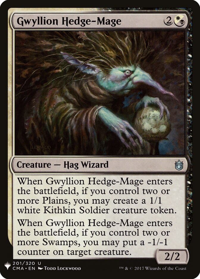 Gwyllion Hedge-Mage — The List
