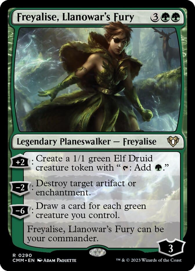 Freyalise, Llanowar's Fury — Commander Masters