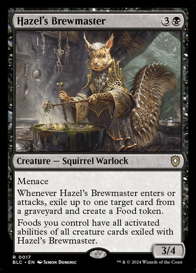 Hazel's Brewmaster — Bloomburrow Commander