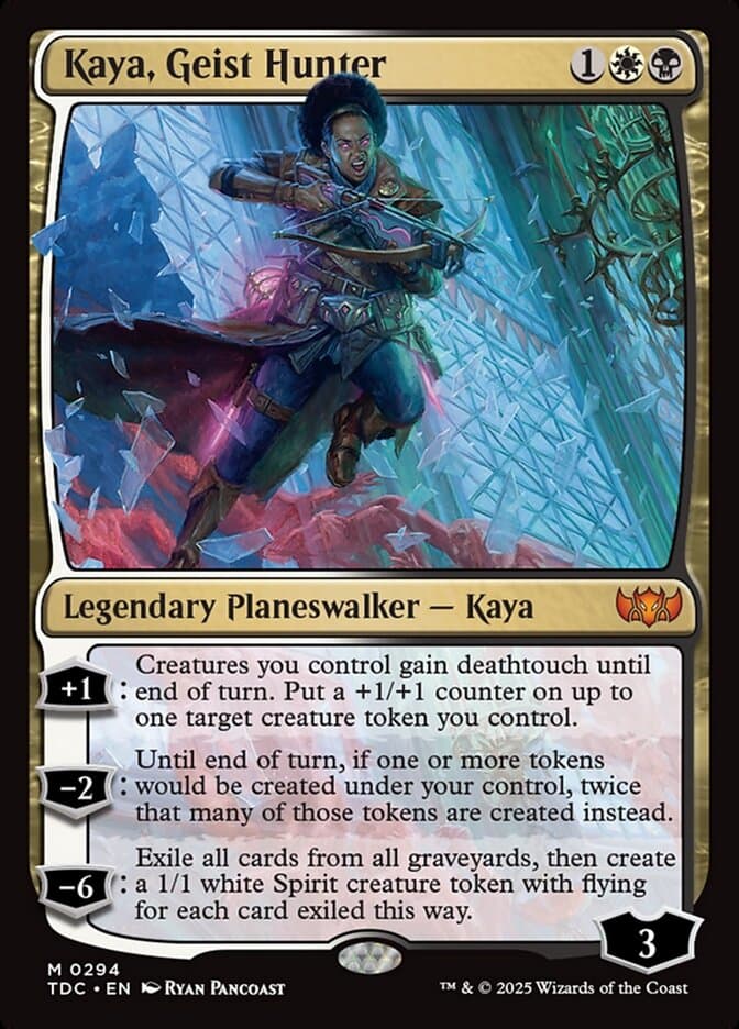 Kaya, Geist Hunter — Tarkir: Dragonstorm Commander
