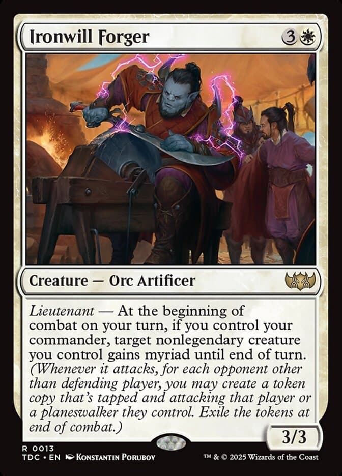 Ironwill Forger — Tarkir: Dragonstorm Commander