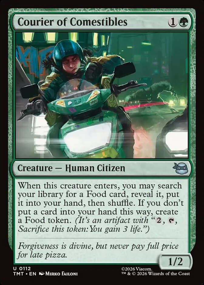Courier of Comestibles — Teenage Mutant Ninja Turtles