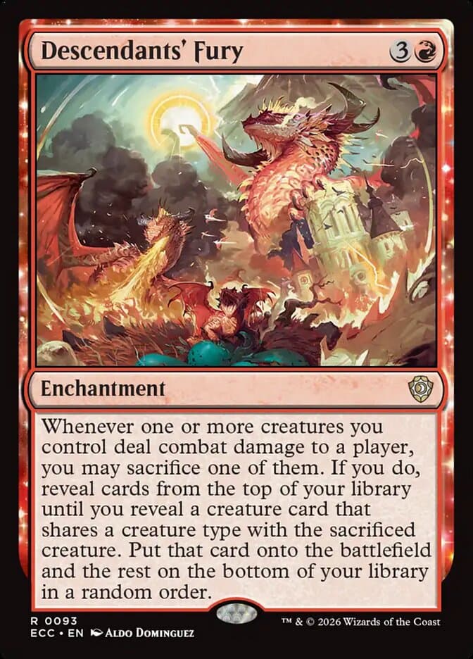 Descendants' Fury — Lorwyn Eclipsed Commander