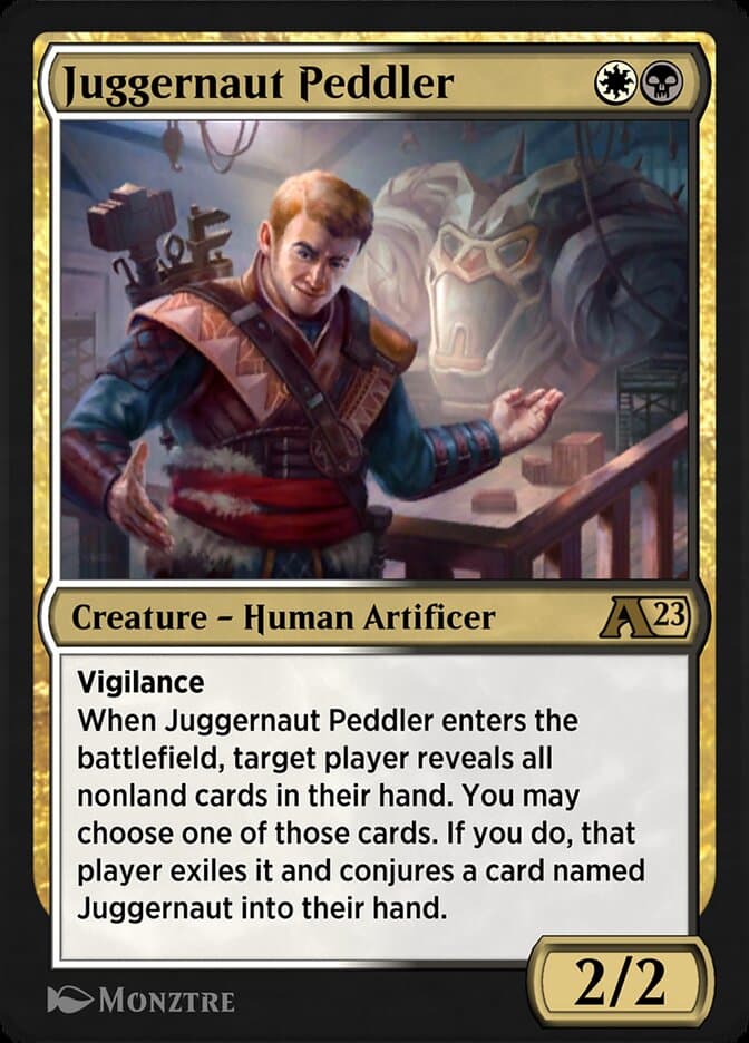 Juggernaut Peddler — Alchemy: Dominaria