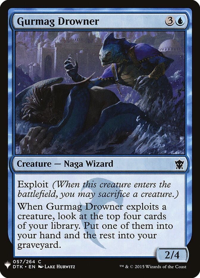 Gurmag Drowner — The List