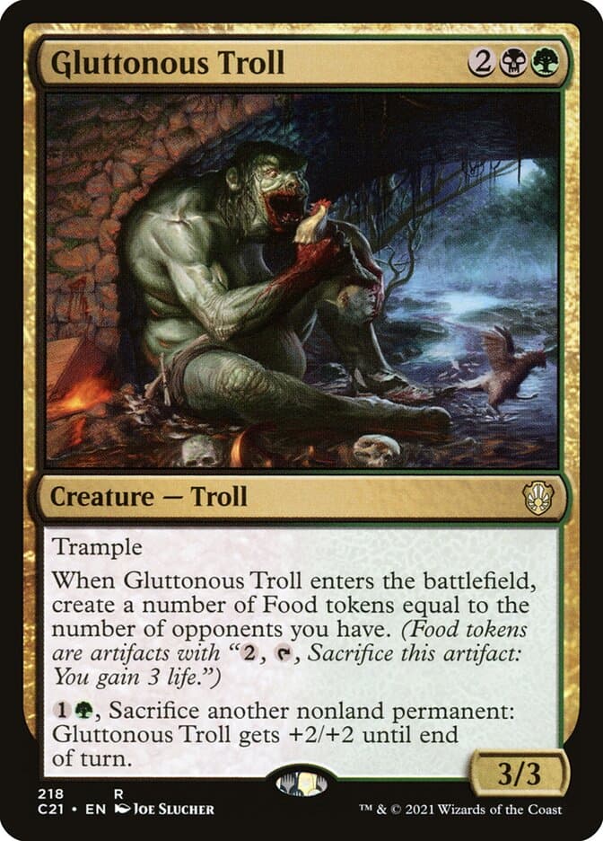 Gluttonous Troll — Commander 2021