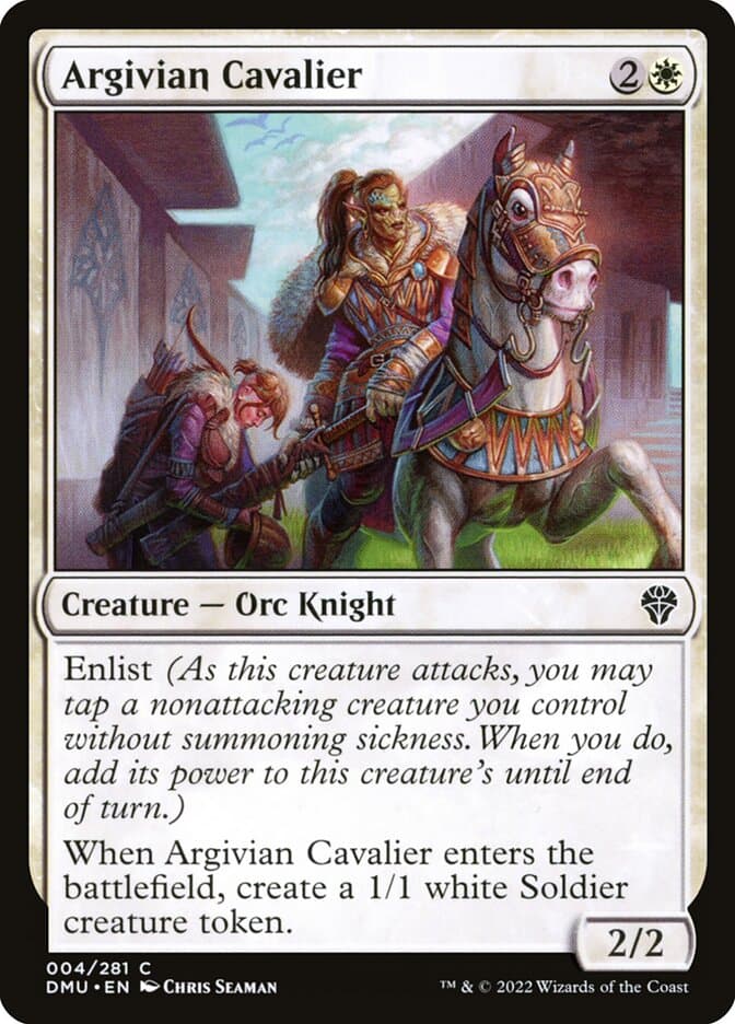 Argivian Cavalier — Dominaria United