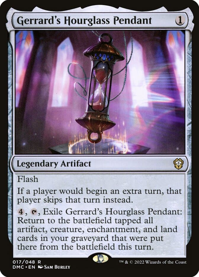 Gerrard's Hourglass Pendant — Dominaria United Commander