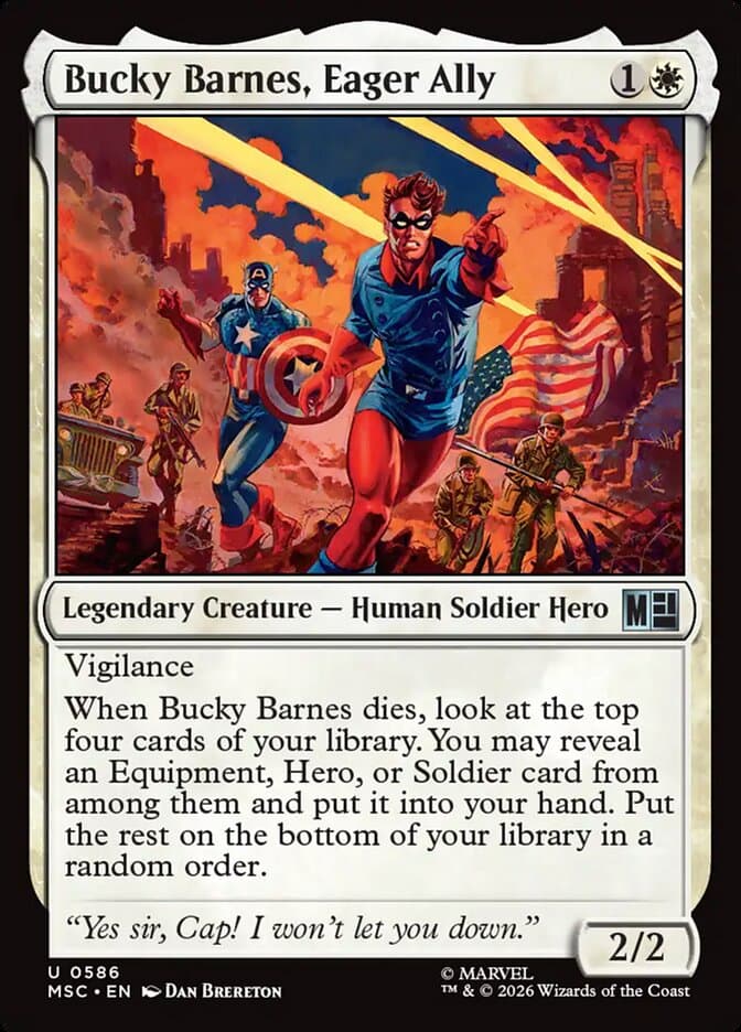 Bucky Barnes, Eager Ally — Marvel Super Heroes Commander