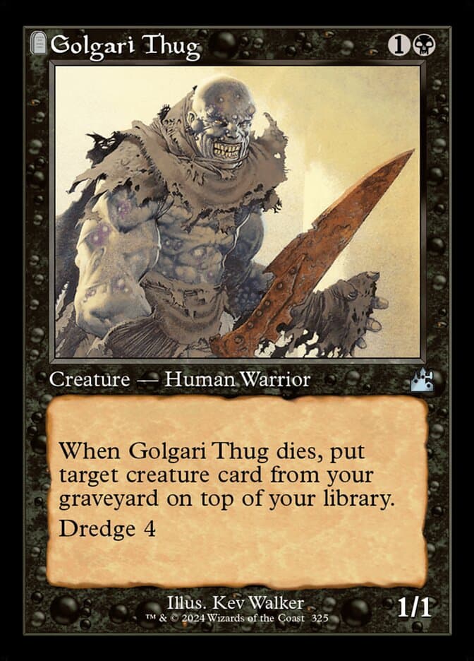 Golgari Thug — Ravnica Remastered