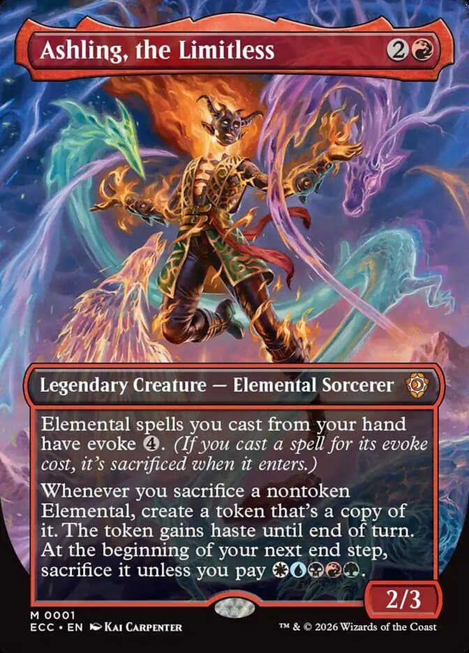 Ashling, the Limitless — Lorwyn Eclipsed Commander