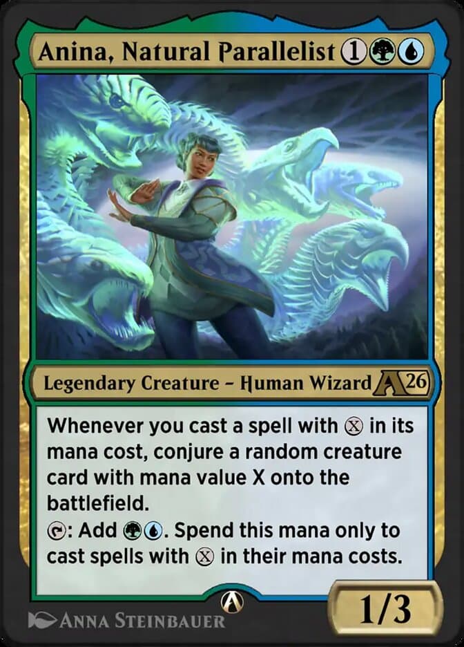 Anina, Natural Parallelist — Alchemy: Secrets of Strixhaven