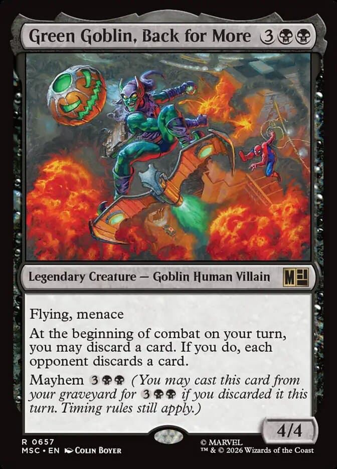 Green Goblin, Back for More — Marvel Super Heroes Commander
