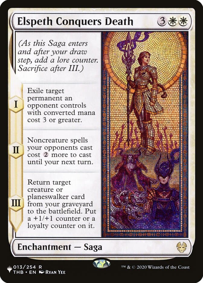 Elspeth Conquers Death — The List