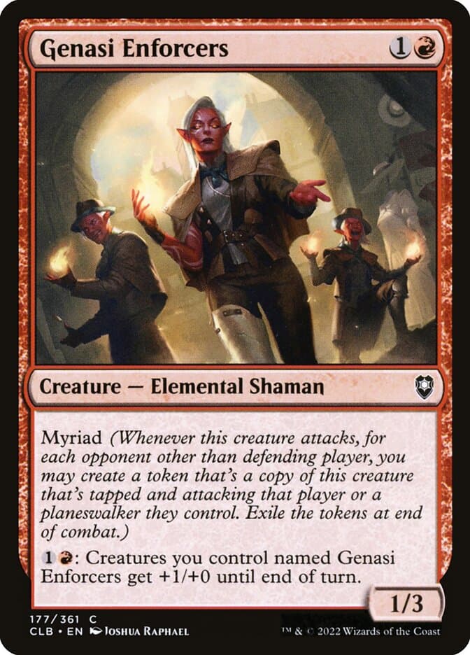 Genasi Enforcers — Commander Legends: Battle for Baldur's Gate