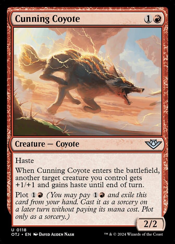 Cunning Coyote — Outlaws of Thunder Junction