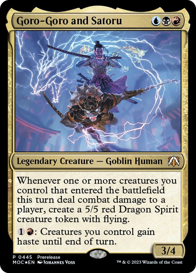 Goro-Goro and Satoru — March of the Machine Commander