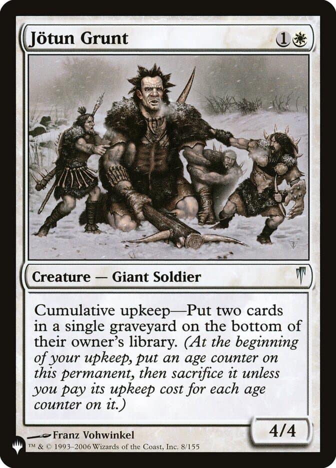 Jötun Grunt — The List