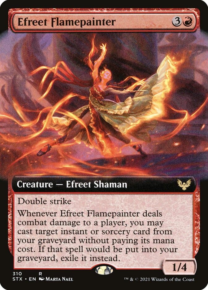 Efreet Flamepainter — Strixhaven: School of Mages