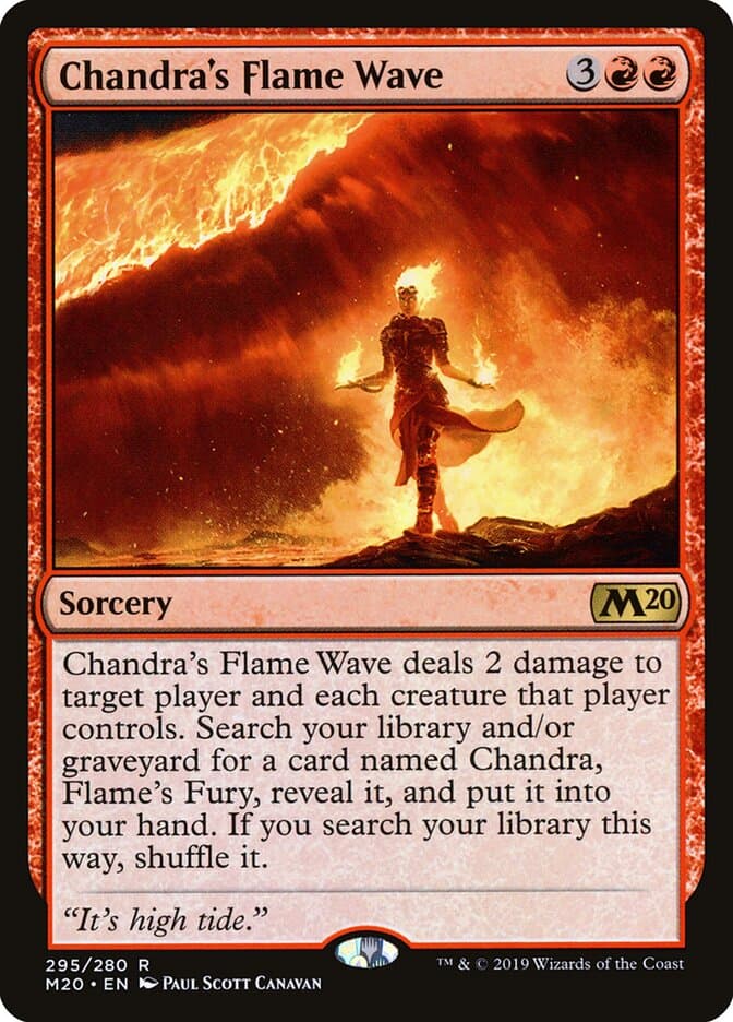 Chandra's Flame Wave — Core Set 2020