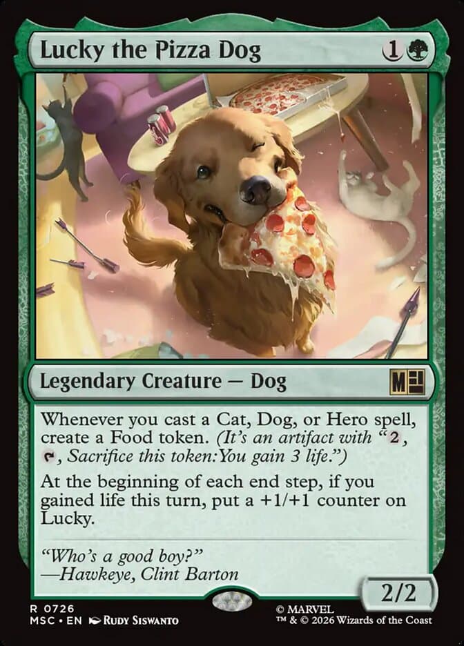 Lucky the Pizza Dog — Marvel Super Heroes Commander