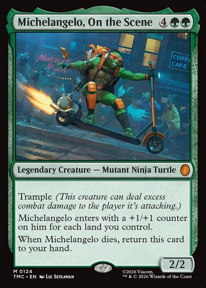 Michelangelo, On the Scene — Teenage Mutant Ninja Turtles Eternal