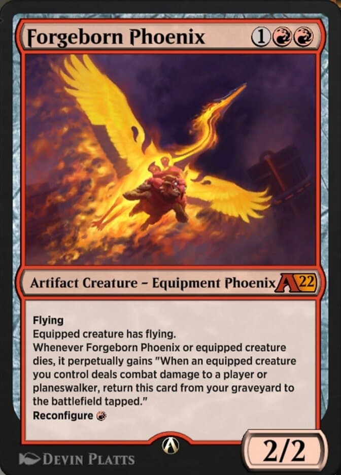 Forgeborn Phoenix — Alchemy: Kamigawa