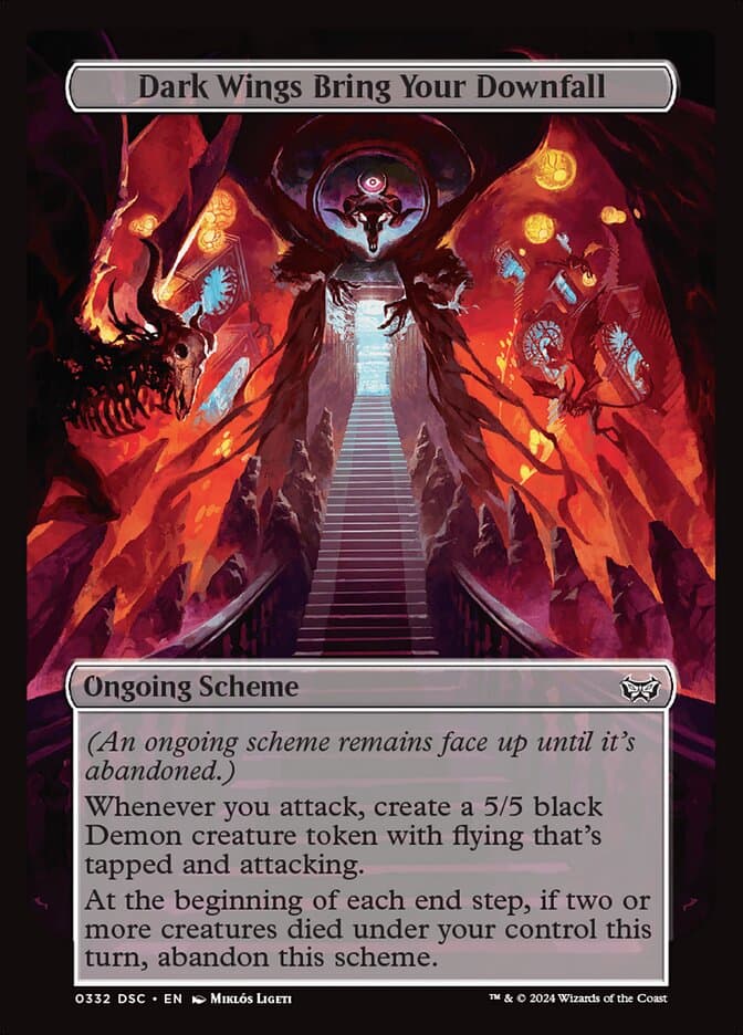 Dark Wings Bring Your Downfall — Duskmourn: House of Horror Commander