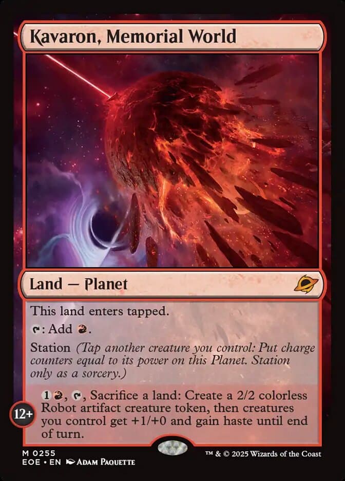 Kavaron, Memorial World — Edge of Eternities