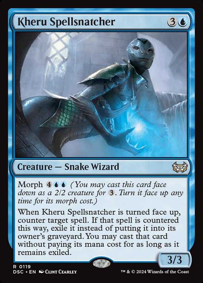 Kheru Spellsnatcher — Duskmourn: House of Horror Commander