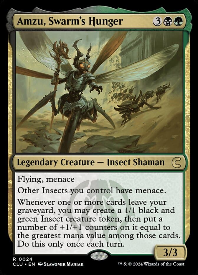Amzu, Swarm's Hunger — Ravnica: Clue Edition