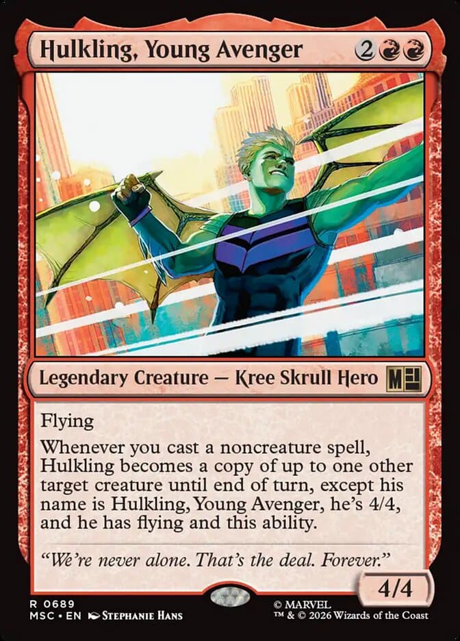 Hulkling, Young Avenger — Marvel Super Heroes Commander