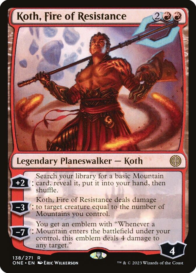 Koth, Fire of Resistance — Phyrexia: All Will Be One