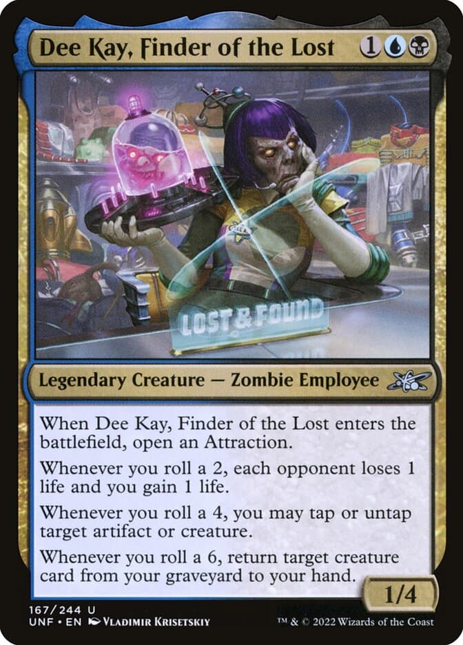 Dee Kay, Finder of the Lost — Unfinity