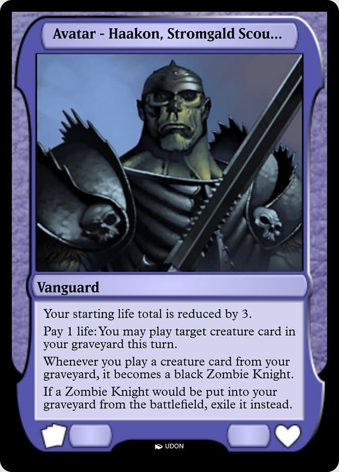 Haakon, Stromgald Scourge Avatar — Magic Online Avatars