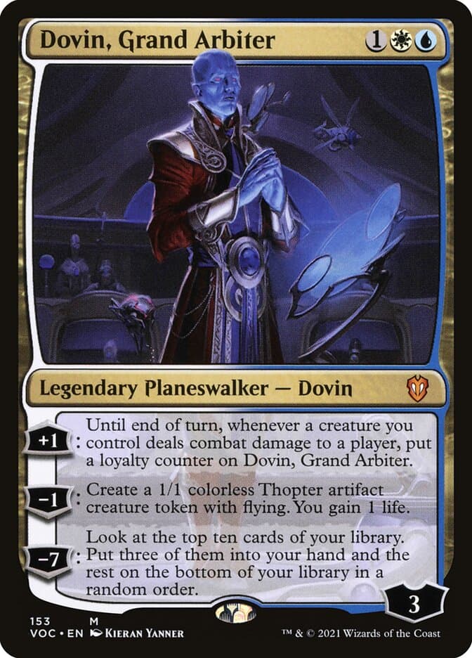 Dovin, Grand Arbiter — Crimson Vow Commander