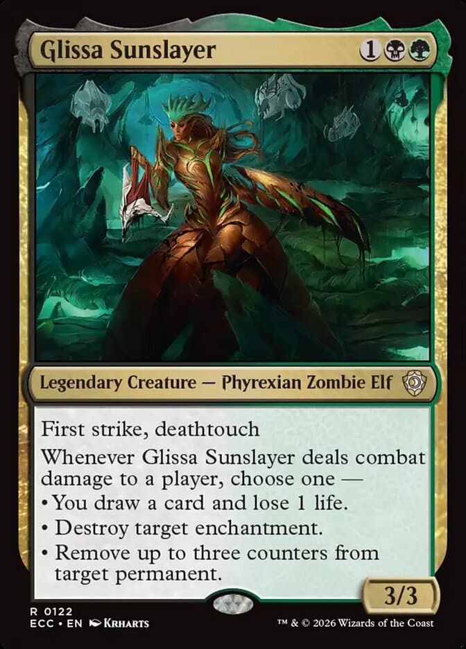 Glissa Sunslayer — Lorwyn Eclipsed Commander