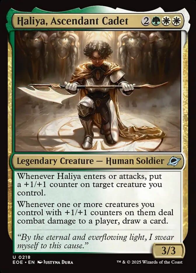 Haliya, Ascendant Cadet — Edge of Eternities