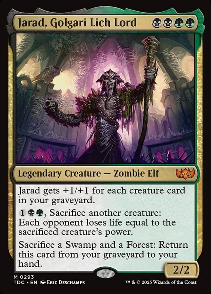 Jarad, Golgari Lich Lord — Tarkir: Dragonstorm Commander