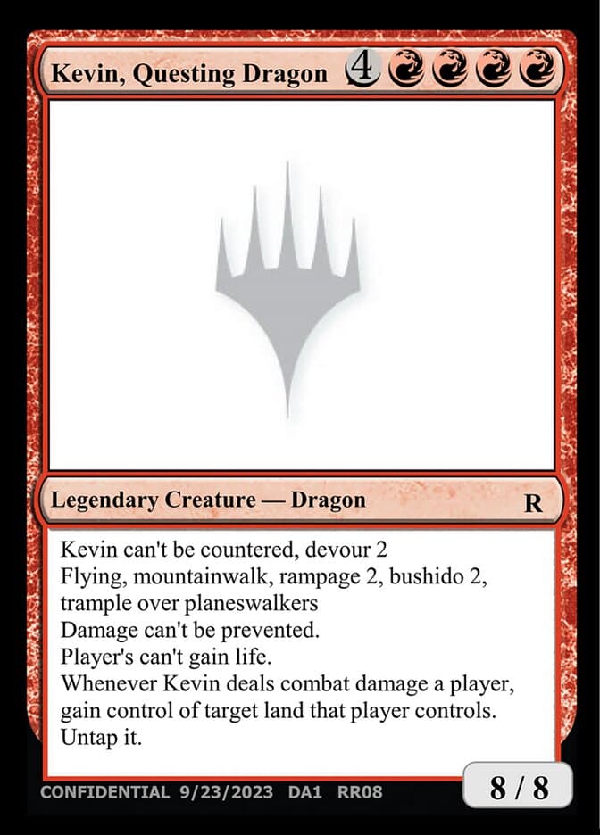 Kevin, Questing Dragon — Unknown Event
