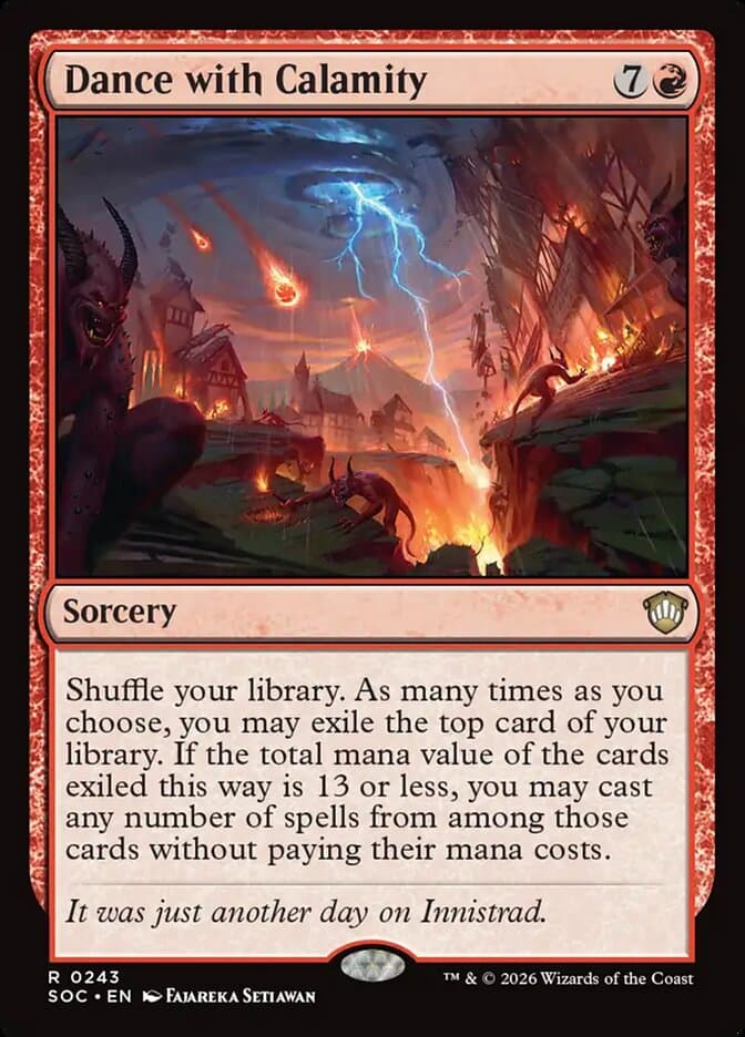 Dance with Calamity — Secrets of Strixhaven Commander